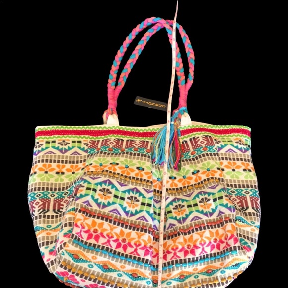 Chaudry KC | Women’s Multi-Color beaded Tote - Picture 3 of 11